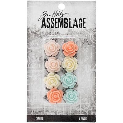 Tim Holtz Assemblage Roses 8/pkg