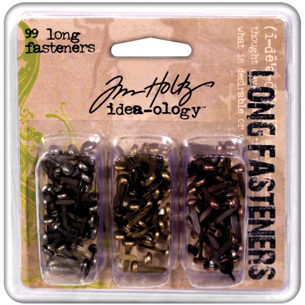 Tim Holtz Idea-ology Long Fasteners 99/pkg