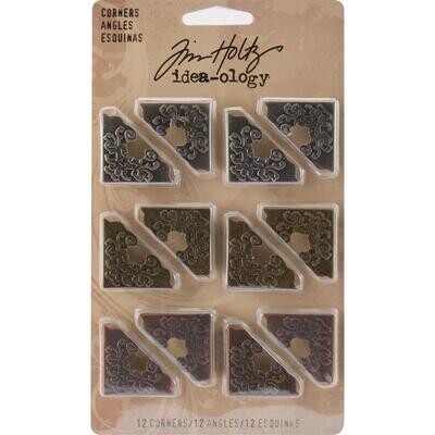 Tim Holtz Idea-ology Ornate Corners 12/pkg