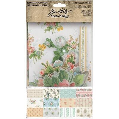 Tim Holtz Idea-ology Worn Wallpaper Scraps 2021