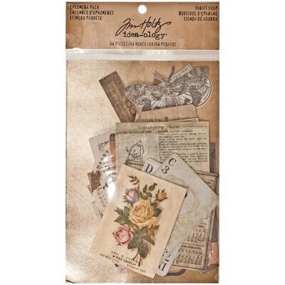 Tim Holtz Idea-ology Ephemera Pack Thrift Shop