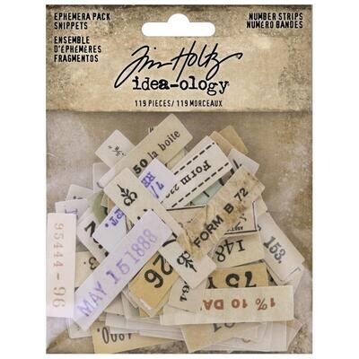 Tim Holtz Idea-ology Number Strips 119/pkg