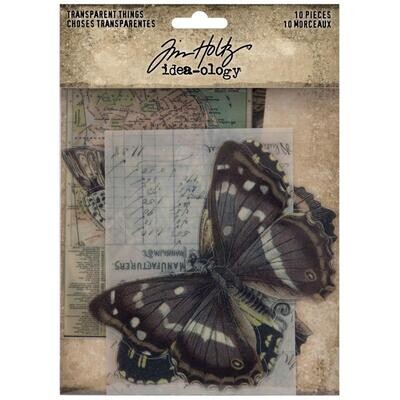 Tim Holtz Idea-ology Transparent Things 10/pkg