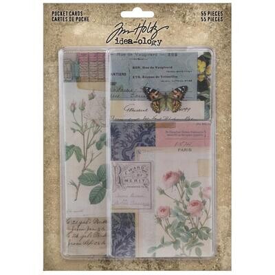 Tim Holtz Idea-ology Pocket Cards 55/pkg