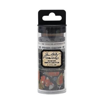 Tim Holtz Idea-ology Halloween 2022 Design Tape 6/pkg Tim Holtz Idea-ology Halloween 2022 Design Tape 6/pkg