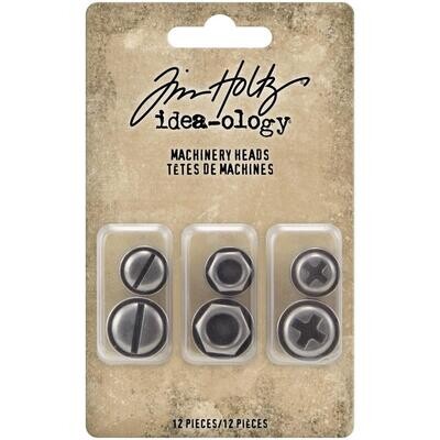 Tim Holtz Idea-ology Machinery Heads 12/pkg