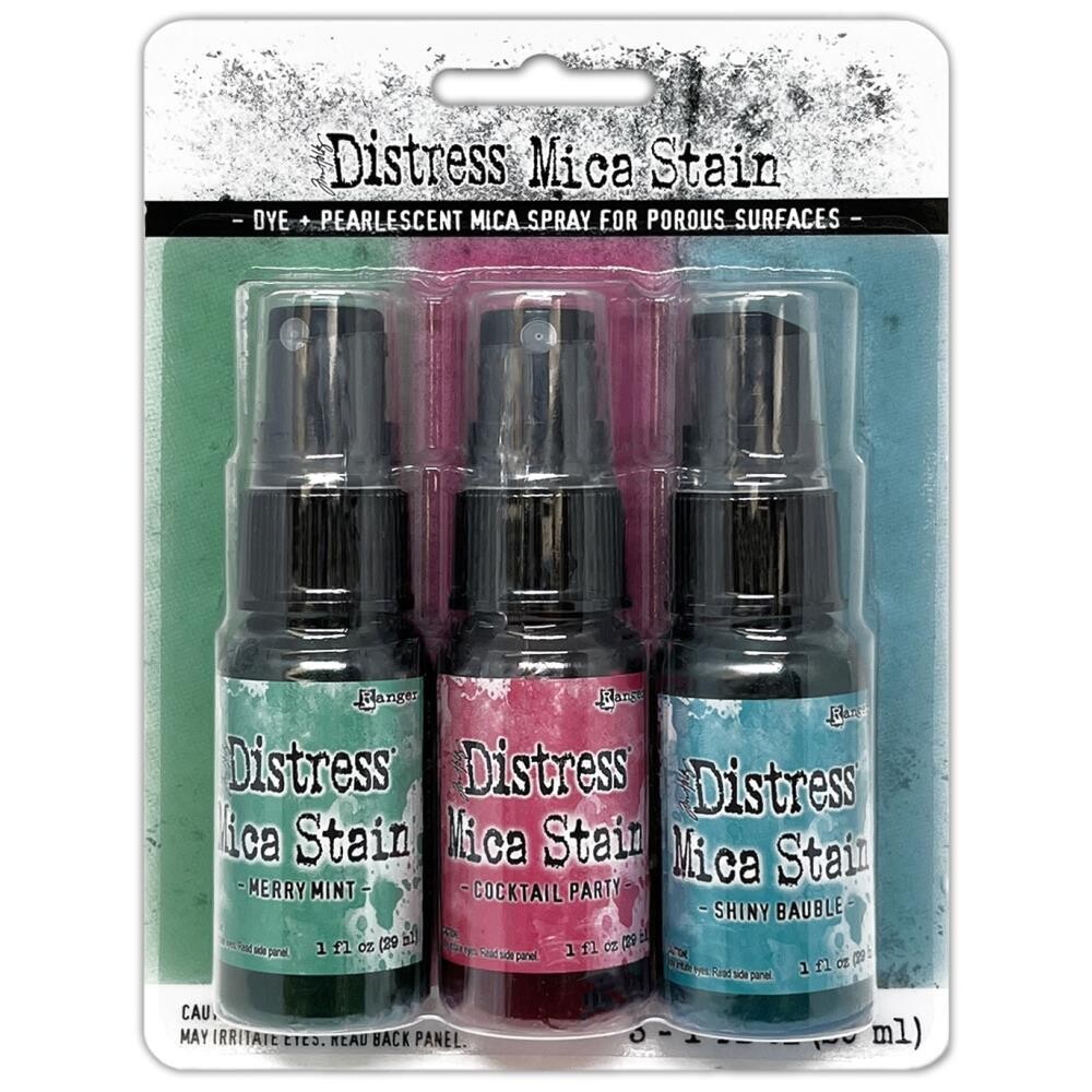 Tim Holtz Distress Mica Stain Set 4 Holiday 2022 3/pkg
