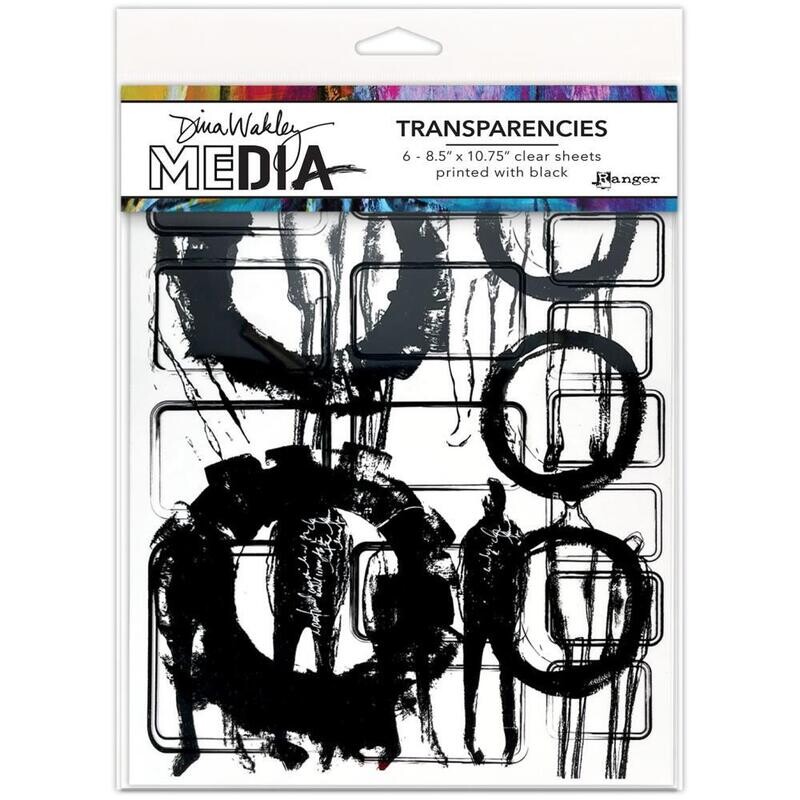 Dina Wakley MEdia Transparencies - Assorted
