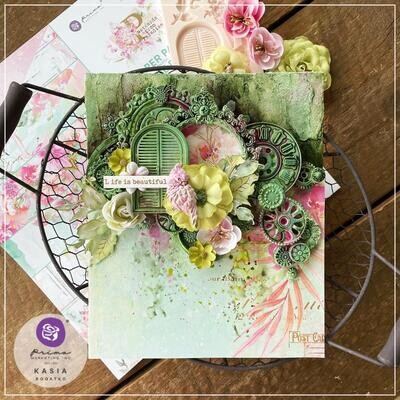 Prima Chipboard Stickers Postcards from Paradise 49/pkg