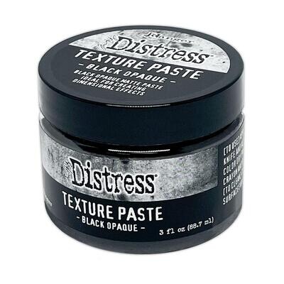 Tim Holtz Distress Texture Paste Black Opaque 3oz