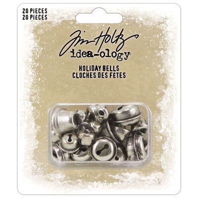 Tim Holtz Idea-ology Christmas 2023 Holiday Bells 20/pkg