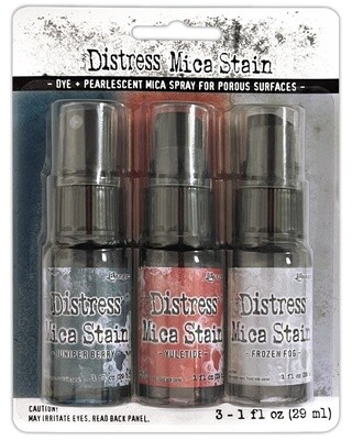 Tim Holtz Distress Mica Stain Set 5 Holiday 2023 3/pkg Tim Holtz Distress Mica Stain Set 5 Holiday 2023 3/pkg