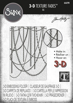Tim Holtz Sizzix 3-D Texture Fades Sparkle
