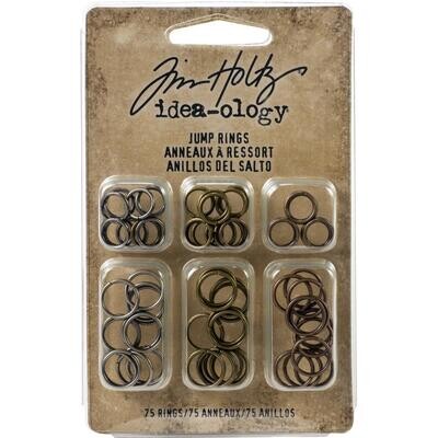 Tim Holtz Idea-ology Jump Rings 75/pkg