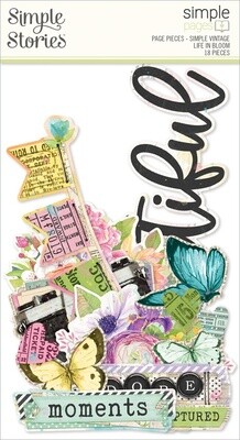 Simple Stories Simple Pages Page Pieces - Simple Vintage Life In Bloom