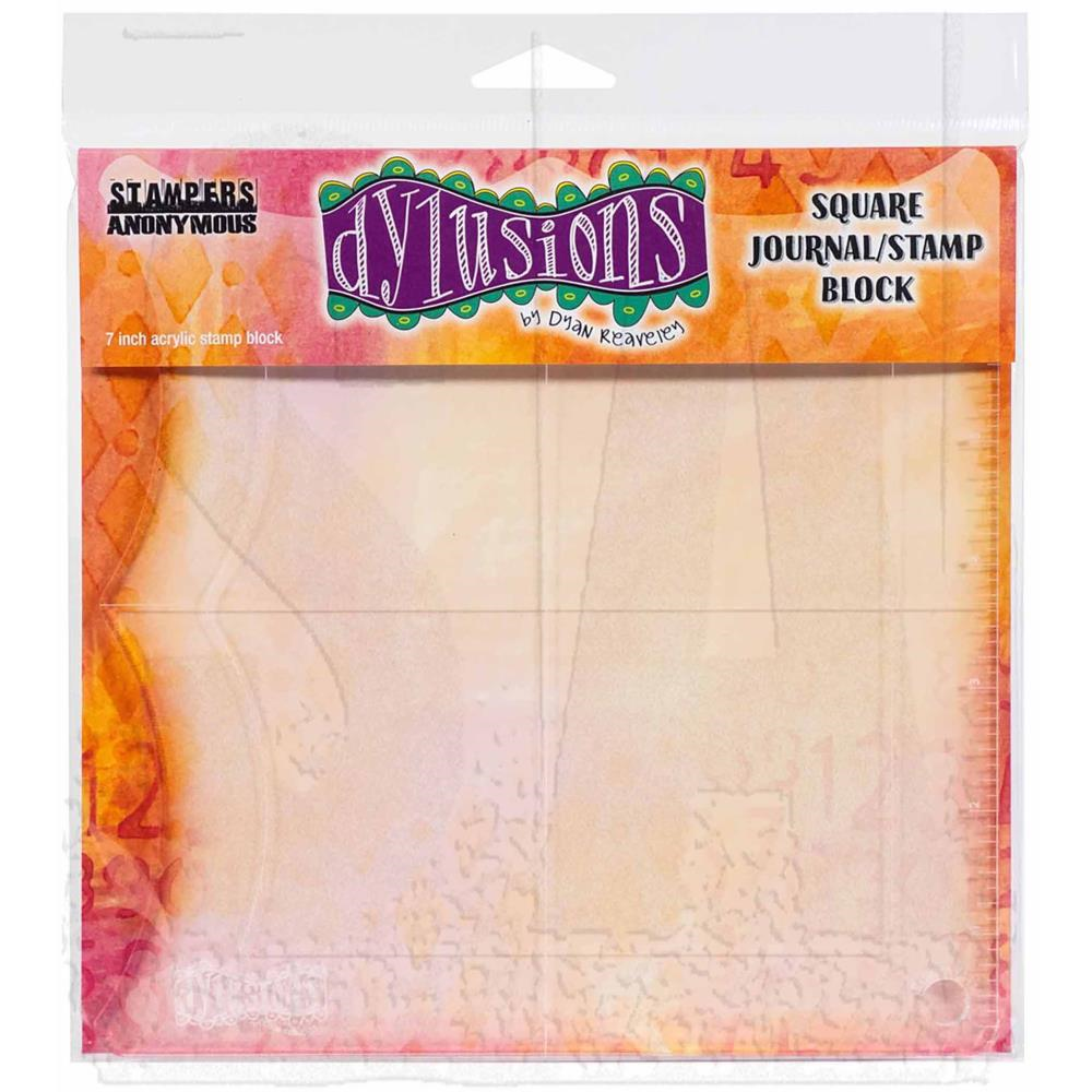 Dylusions Stamp Block 7" Square