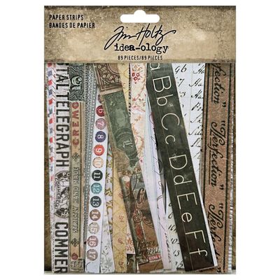 Tim Holtz Idea-ology Paper Strips 89/pkg Tim Holtz Idea-ology Paper Strips 89/pkg