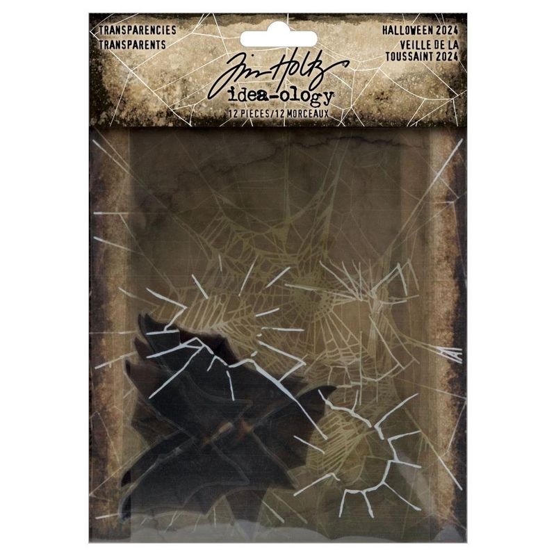 Tim Holtz Idea-ology Halloween 2024 Transparencies 12/pkg