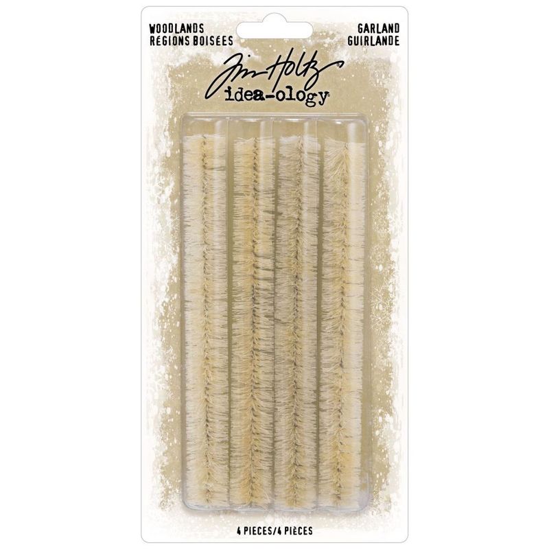 Tim Holtz Idea-ology Christmas 2024 Woodlands Garland 4/pkg