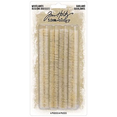 Tim Holtz Idea-ology Christmas 2024 Woodlands Garland 4/pkg