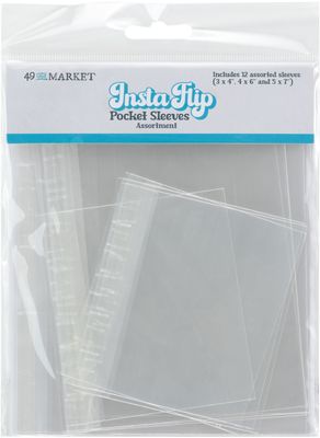 49 And Market InstaFlip Pocket Sleeves Assortment 12/pkg
