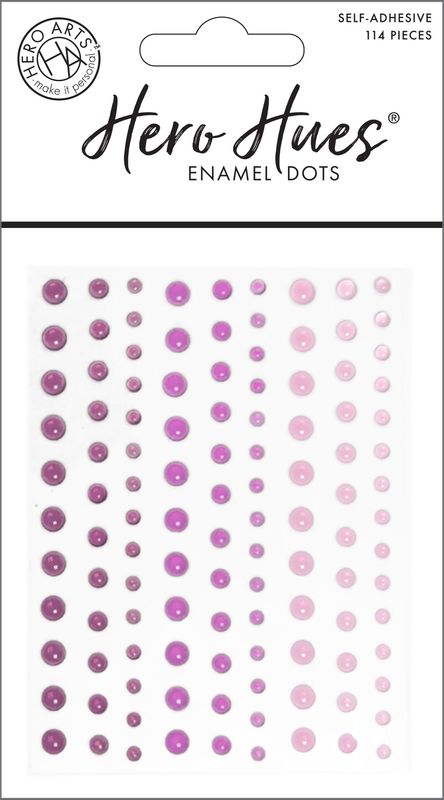 Hero Arts Hero Hues Enamel Dots Assorted 114/pkg