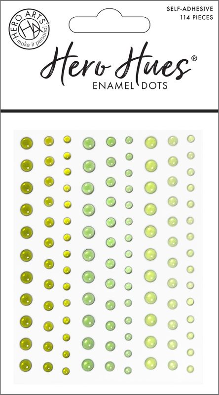 Hero Arts Hero Hues Enamel Dots Assorted 114/pkg