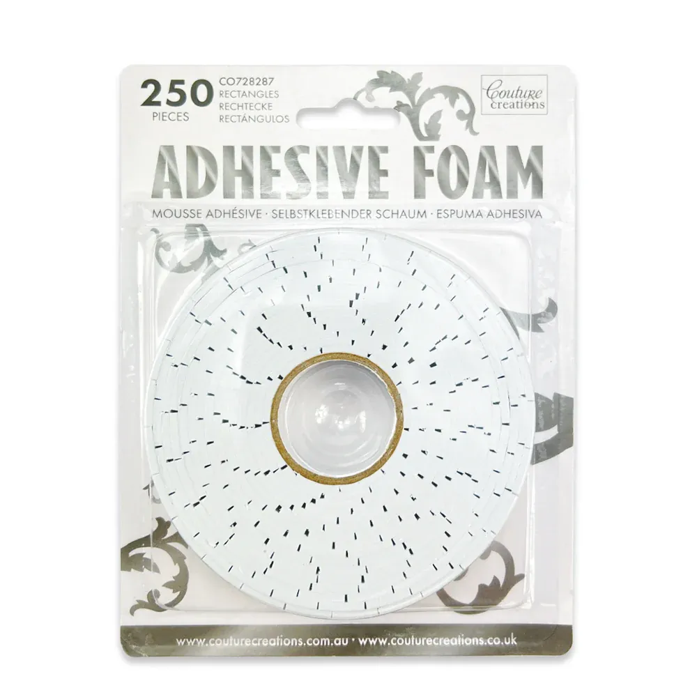 Couture Creations Adhesive Foam Rectangles 250/roll
