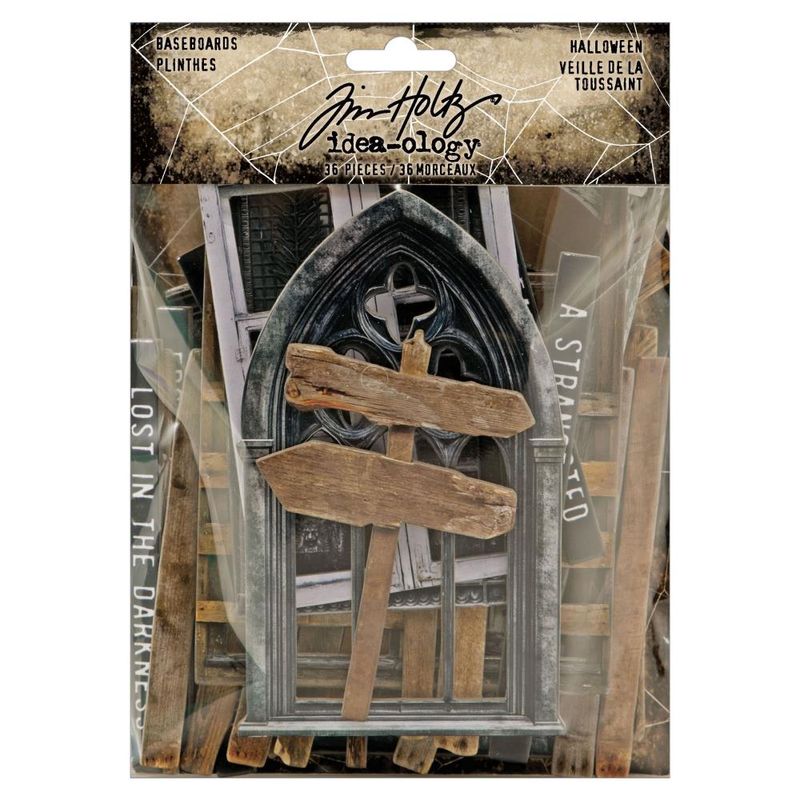 Tim Holtz Idea-ology Halloween 2025 Baseboards 36/pkg