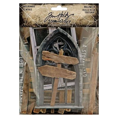 Tim Holtz Idea-ology Halloween 2025 Baseboards 36/pkg