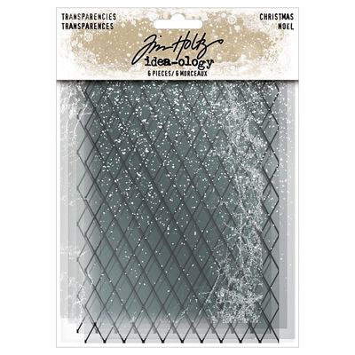 Tim Holtz Idea-ology Christmas 2025 Transparencies 6/pkg