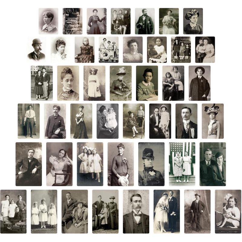 Tim Holtz Idea-ology Found Relatives 45/pkg