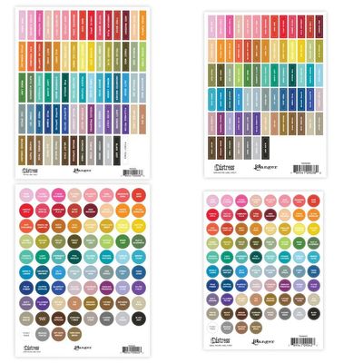 Tim Holtz Distress Label Sheet Assorted White