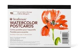 Strathmore Watercolor Postcards 4x6" 15/pkg
