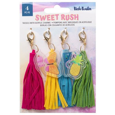 Vicki Boutin Sweet Rush Tassels 4/pkg