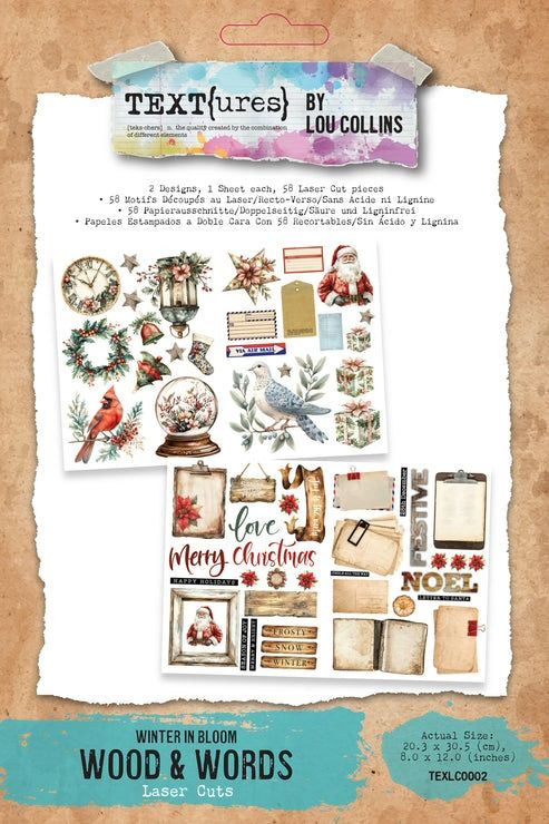 TEXT(ures) Winter in Bloom by Lou Collins - Assorted