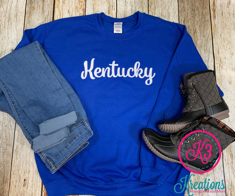 Kentucky Script Crewneck Sweatshirt