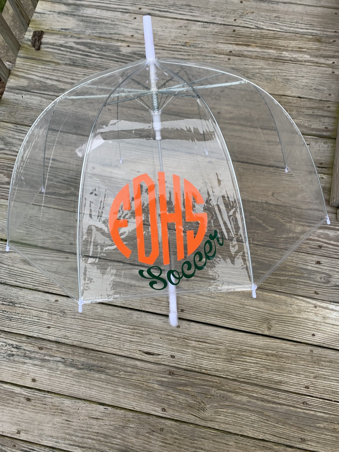 FDHS Soccer Clear Umbrella