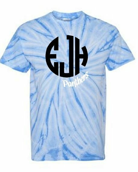Tie Dye Short Sleeve T-shirt - EJH Panthers