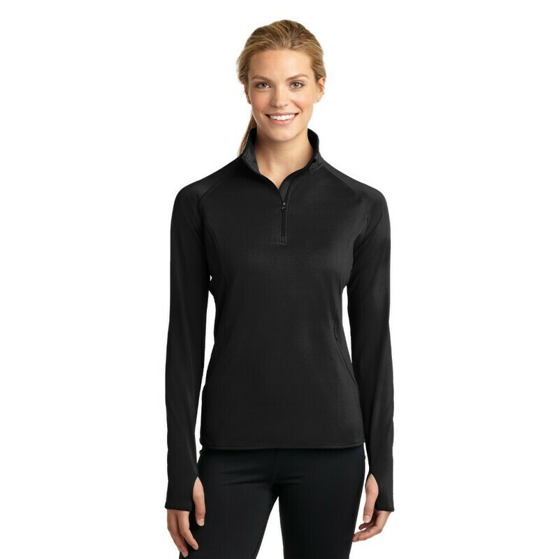 Ladies Sport-Wick® Stretch 1/2-Zip Pullover with Embroidered Bluegrass Dance Company Logo (BGD)