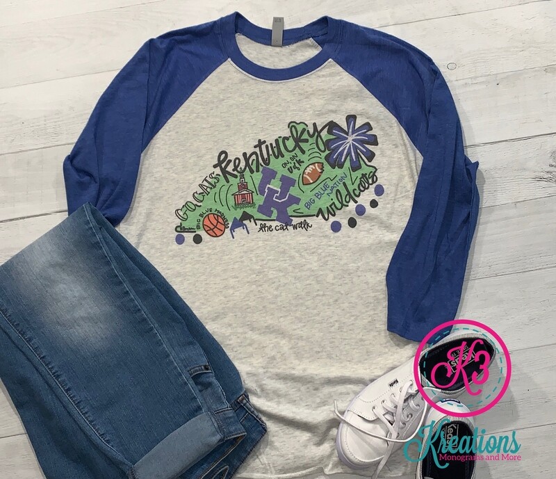 Kentucky State Baseball Tee