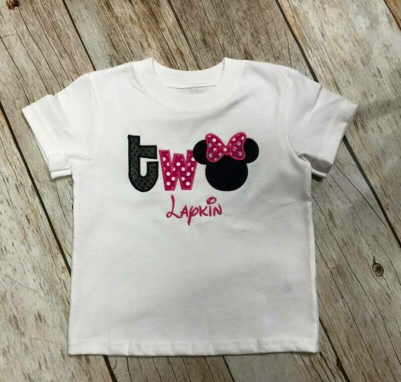 Minnie Mouse Birthday Shirt