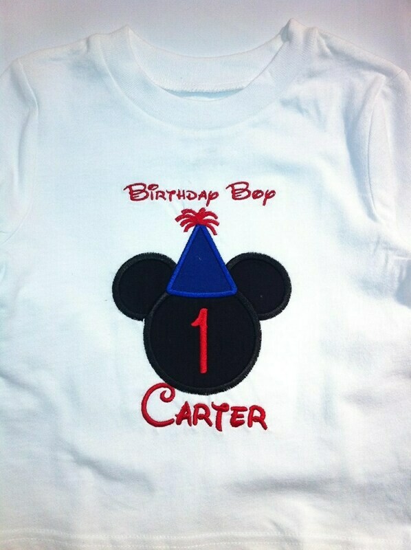 Mickey Mouse Birthday Shirt
