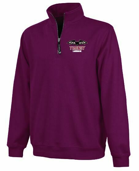 Charles River 1/4 Zip Fleece Pullover -Choice of Transy Lacrosse Logo