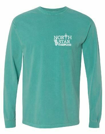 Comfort Color Long Sleeve T-shirt with choice of left chest design (FDD)