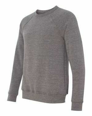 Unisex Bella + Canvas Sponge Fleece Raglan Sweatshirt with Embroidered Front Chest Logo (LTC)