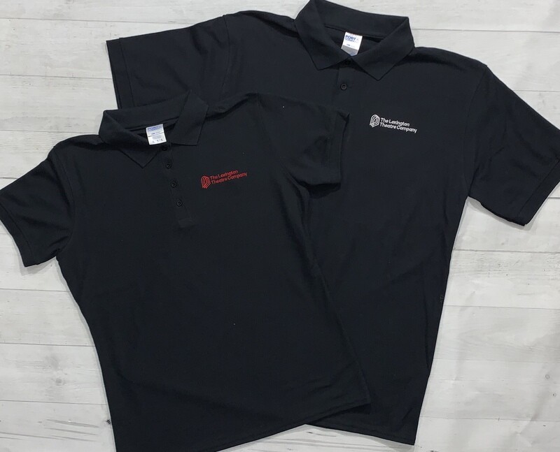 Unisex Port &amp; Company® Core Blend Pique Black Polo (LTC)