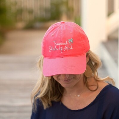 Tropical State of Mind Coral Cap