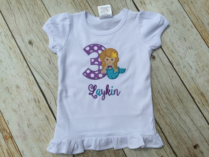 Mermaid Birthday Shirt