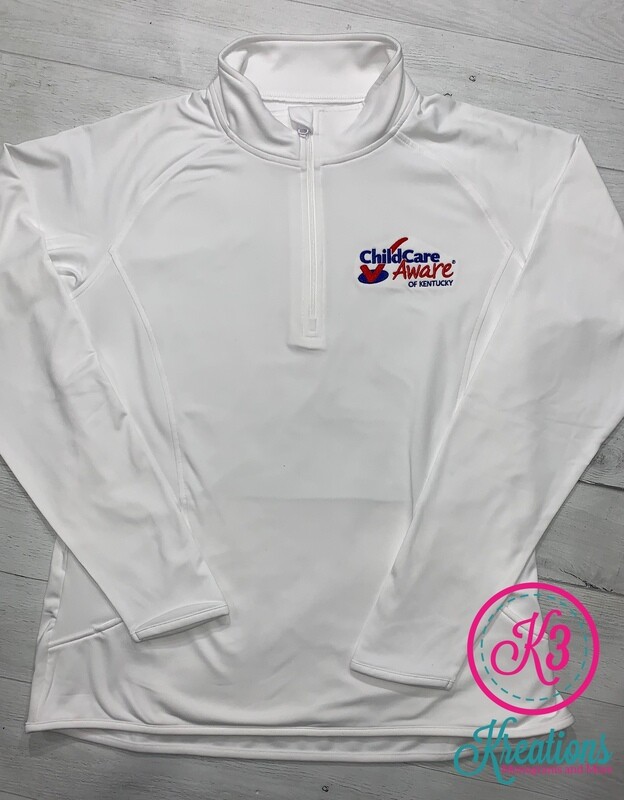 Sport Tek Ladies Sport Wick 1/2 Zip Pullover (CCA)